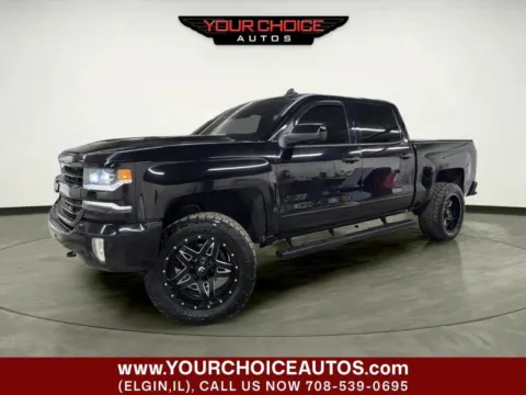 Black 2018 Chevrolet Silverado 1500 LTZ for sale in Elgin, IL