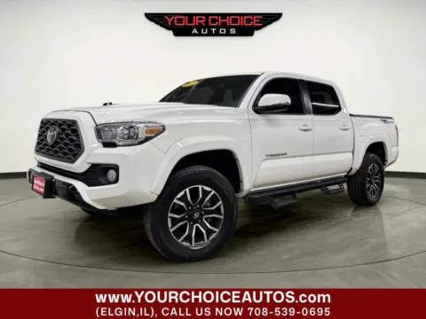 White 2021 Toyota Tacoma TRD Sport 4x2 4dr Double Cab 5.0 ft SB for sale in Elgin, IL