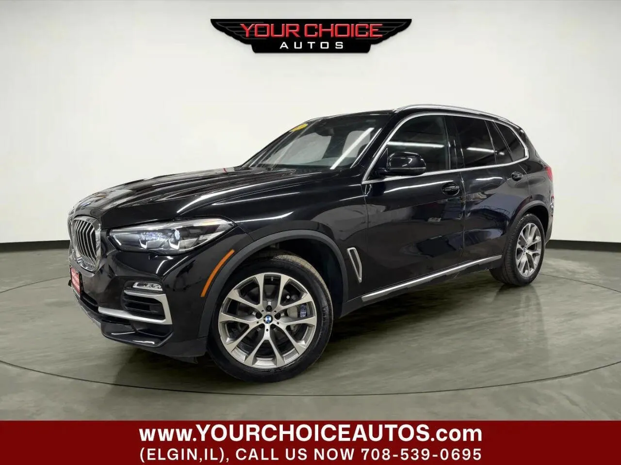 Black 2020 BMW X5 xDrive40i for sale in Elgin, IL