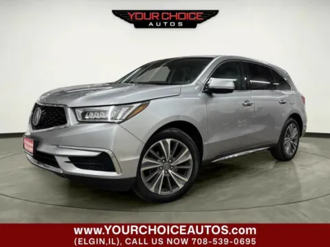 Silver 2017 Acura MDX w/Technology Pkg for sale in Elgin, IL
