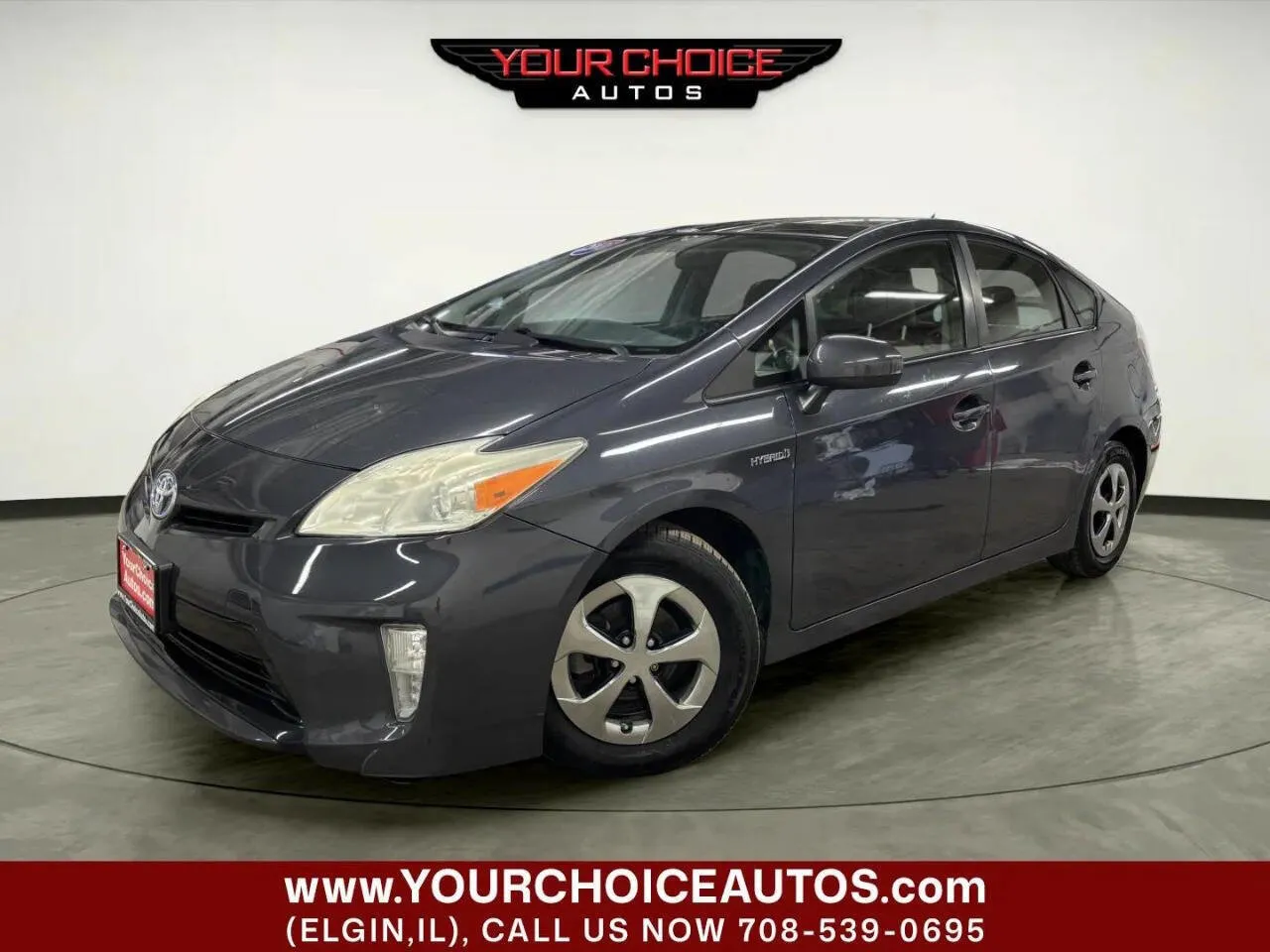 Gray 2013 Toyota Prius Three 4dr Hatchback for sale in Elgin, IL