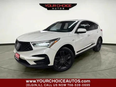 White 2019 Acura RDX w/A-Spec Pkg for sale in Elgin, IL