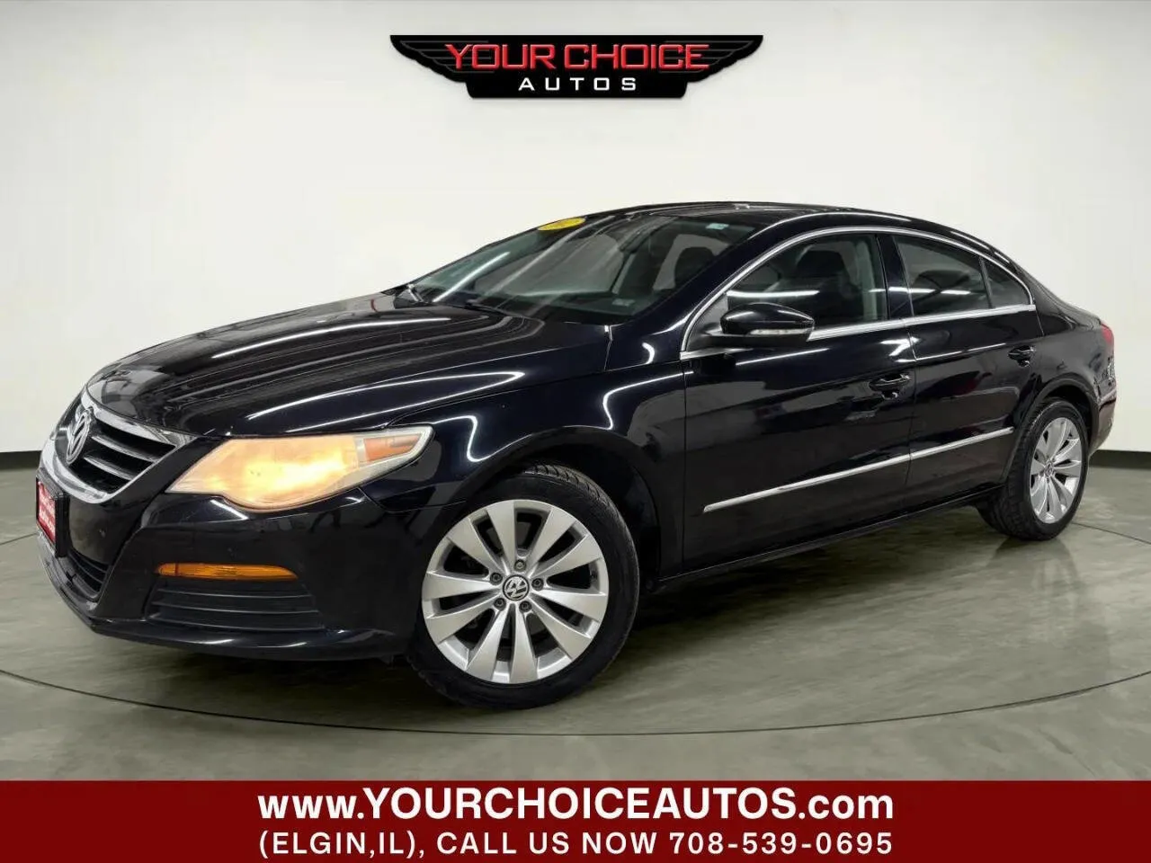 Black 2012 Volkswagen CC Sport 4dr Sedan 6M for sale in Elgin, IL