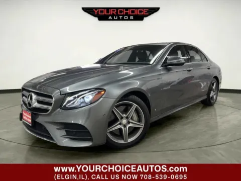 Gray 2017 Mercedes-Benz E-Class E 300 4MATIC AWD 4dr Sedan for sale in Elgin, IL