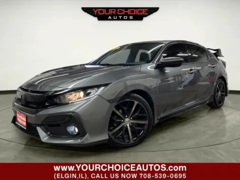 Gray 2021 Honda Civic Hatchback Sport for sale in Elgin, IL