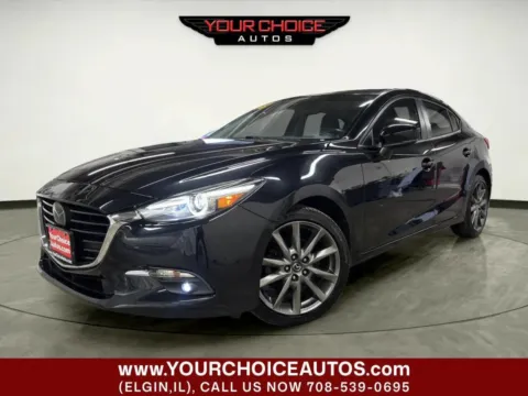 Black 2018 Mazda Mazda3 4-Door Grand Touring for sale in Elgin, IL