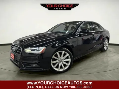 Black 2013 Audi A4 Premium Plus for sale in Elgin, IL