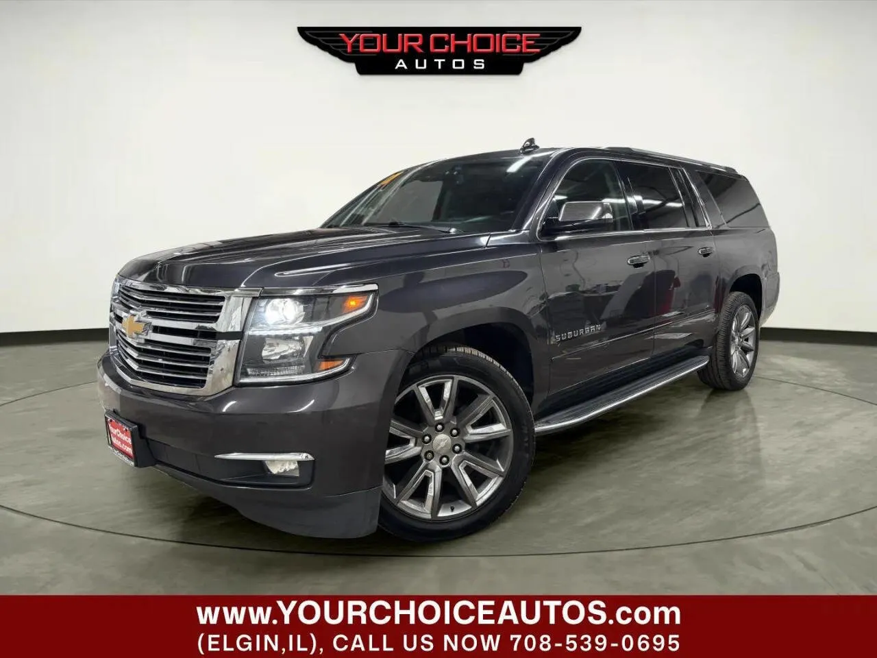 Gray 2017 Chevrolet Suburban Premier for sale in Elgin, IL