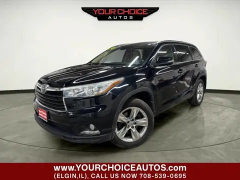 Black 2014 Toyota Highlander Limited AWD 4dr SUV for sale in Elgin, IL