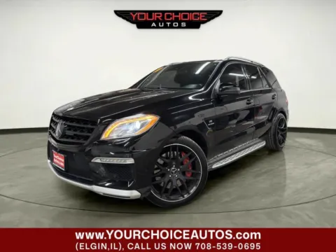 Black 2014 Mercedes-Benz M-Class ML 63 AMG for sale in Elgin, IL