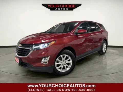 Red 2018 Chevrolet Equinox LT for sale in Elgin, IL