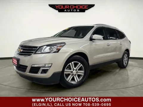 Silver 2015 Chevrolet Traverse LT for sale in Elgin, IL
