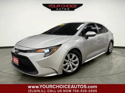 Silver 2021 Toyota Corolla LE for sale in Elgin, IL