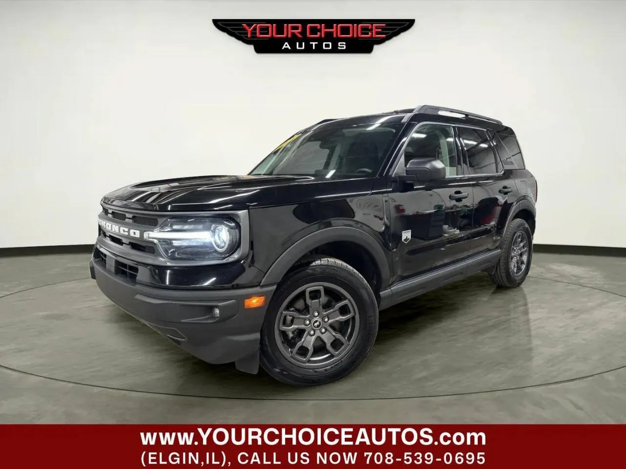 Black 2021 Ford Bronco Sport Big Bend for sale in Elgin, IL