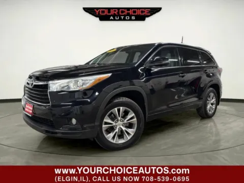 Black 2014 Toyota Highlander XLE for sale in Elgin, IL