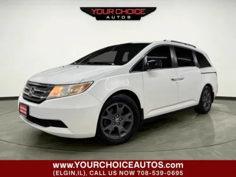 White 2012 Honda Odyssey EX-L for sale in Elgin, IL