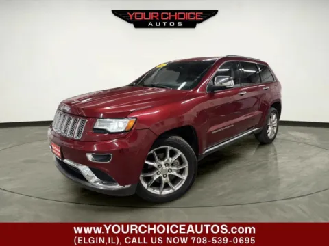 Red 2014 Jeep Grand Cherokee Summit for sale in Elgin, IL