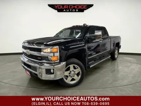 Black 2015 Chevrolet Silverado 2500 HD LTZ for sale in Elgin, IL