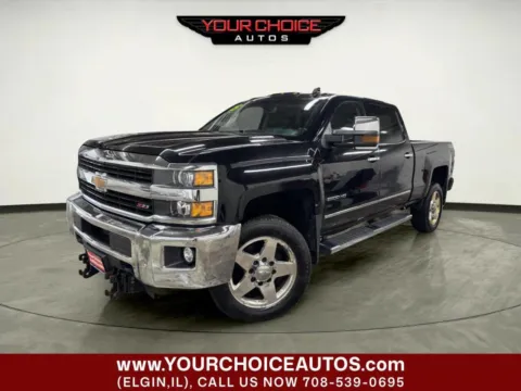 Black 2015 Chevrolet Silverado 2500HD LTZ for sale in Elgin, IL