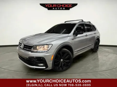 Silver 2020 Volkswagen Tiguan SE R Line Black 4Motion AWD 4dr SUV for sale in Elgin, IL