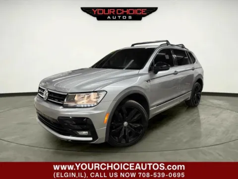 Silver 2020 Volkswagen Tiguan SE R Line Black 4Motion AWD 4dr SUV for sale in Elgin, IL