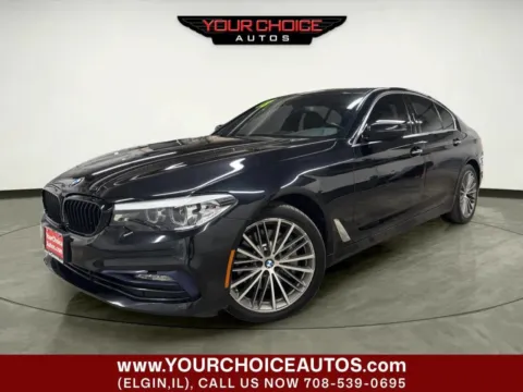 Black 2018 BMW 5 Series 530i xDrive for sale in Elgin, IL
