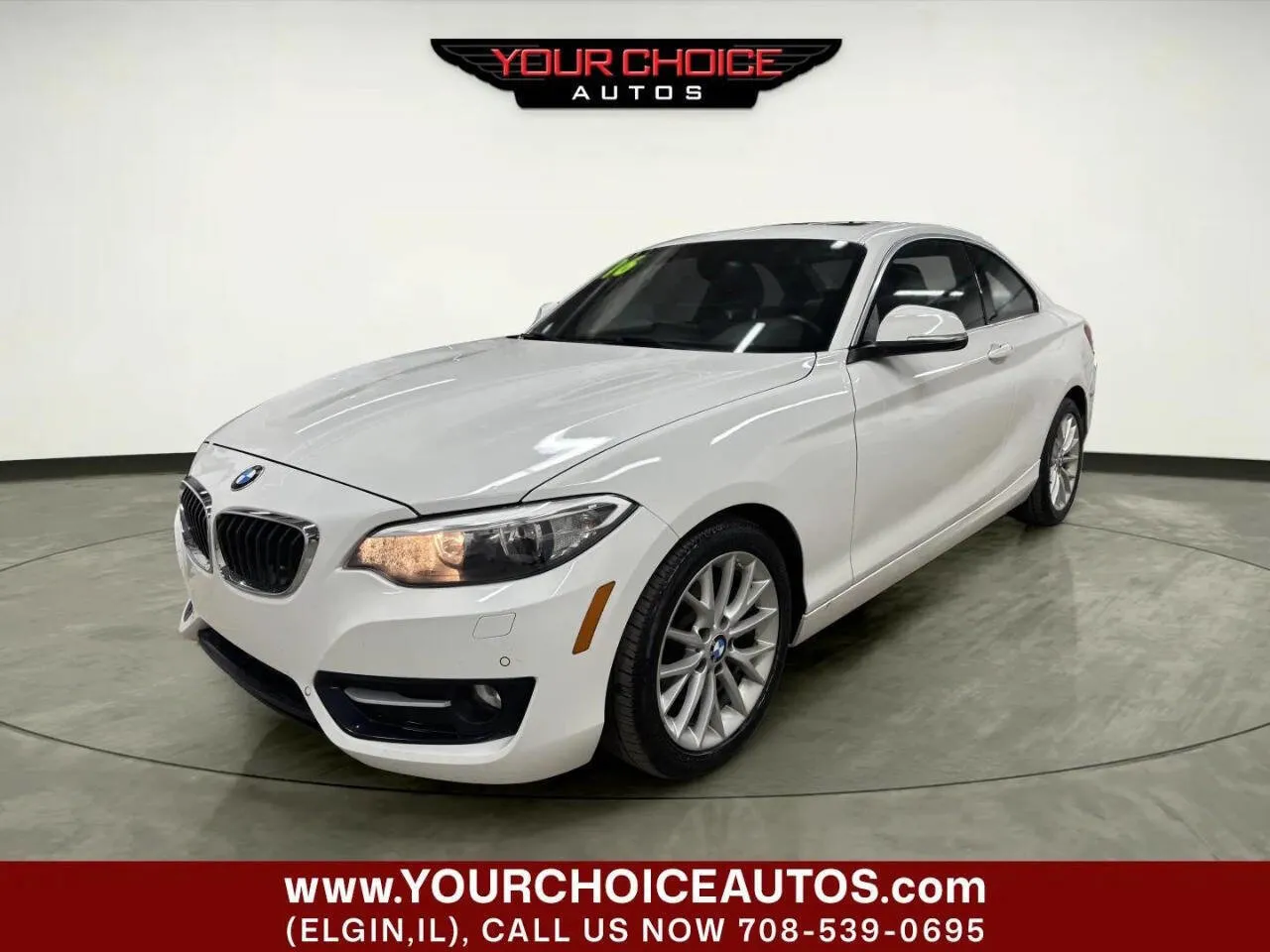 White 2016 BMW 2 Series 228i xDrive for sale in Elgin, IL