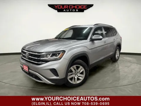 Silver 2021 Volkswagen Atlas 2.0T S for sale in Elgin, IL