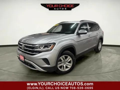 Silver 2021 Volkswagen Atlas 2.0T S for sale in Elgin, IL