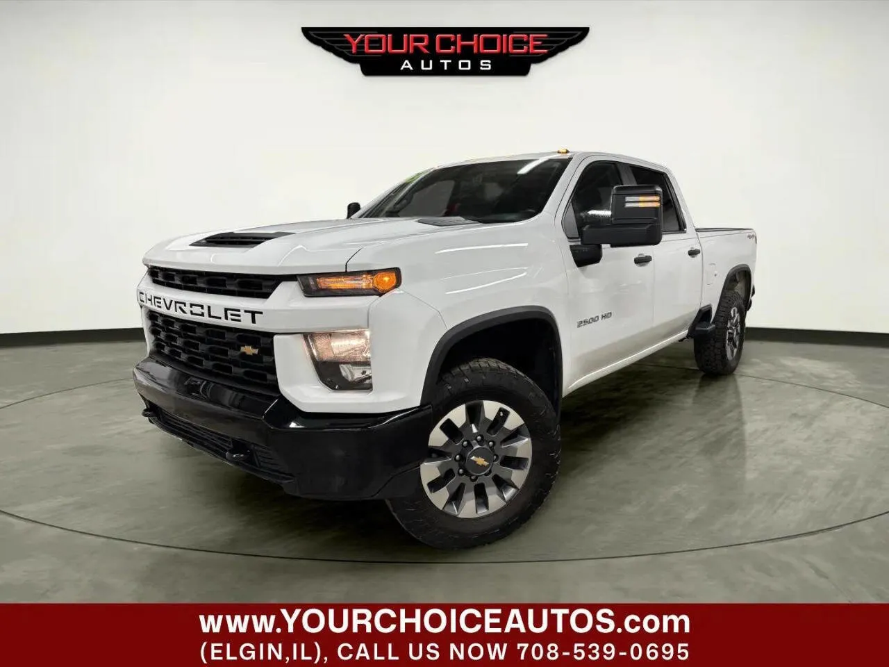 White 2023 Chevrolet Silverado 2500HD Custom for sale in Elgin, IL