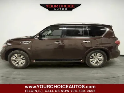 Photos of 2017 INFINITI QX80 Base AWD 4dr SUV for sale in Elgin, IL at Your Choice Autos - Elgin