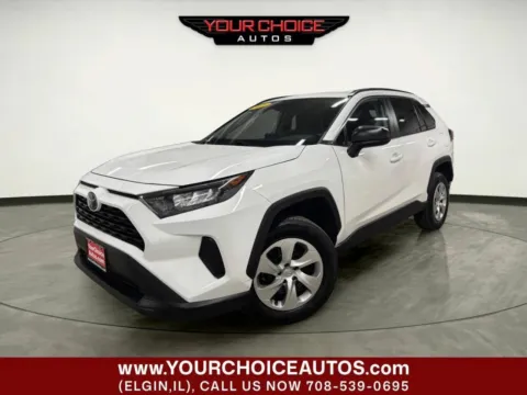 White 2021 Toyota RAV4 LE for sale in Elgin, IL