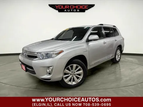 Silver 2013 Toyota Highlander Hybrid Limited for sale in Elgin, IL