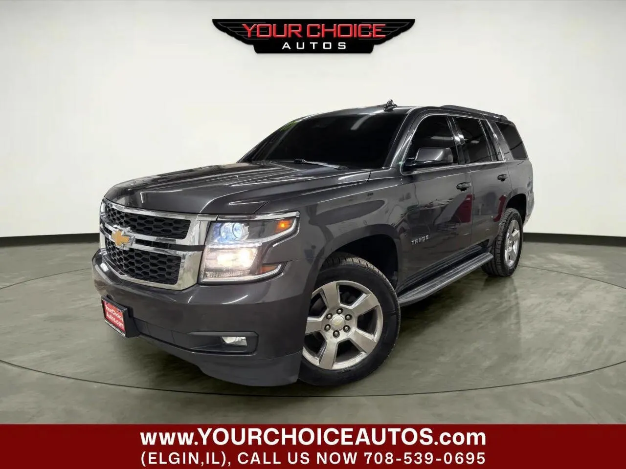 Gray 2017 Chevrolet Tahoe LT for sale in Elgin, IL