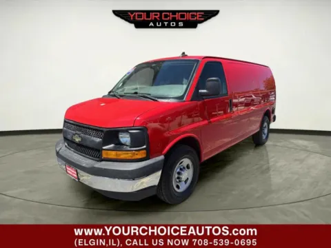 Red 2017 Chevrolet Express Cargo Van 3500 3dr Cargo Van for sale in Elgin, IL
