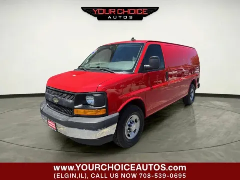 Red 2017 Chevrolet Express Cargo Van 3500 3dr Cargo Van for sale in Elgin, IL