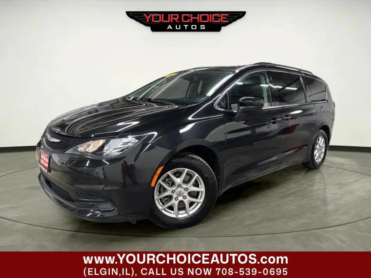 Black 2021 Chrysler Voyager LXI for sale in Elgin, IL