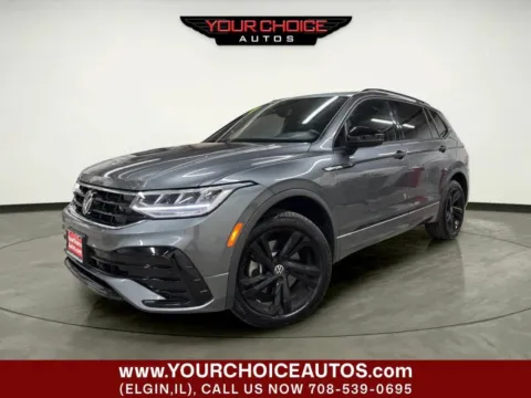 Gray 2024 Volkswagen Tiguan SE R-Line Black for sale in Elgin, IL