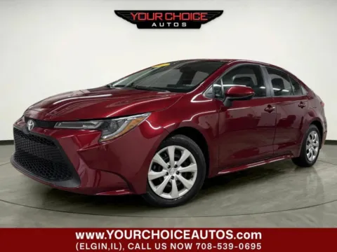 Red 2022 Toyota Corolla LE for sale in Elgin, IL