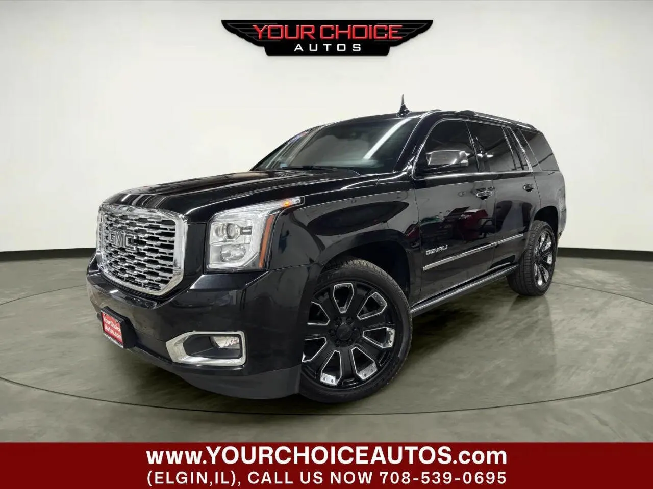 Black 2019 GMC Yukon Denali for sale in Elgin, IL