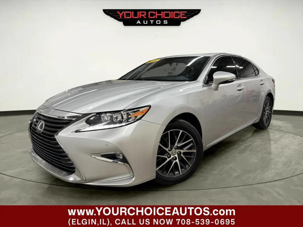 Silver 2016 Lexus ES 350 Base 4dr Sedan for sale in Elgin, IL