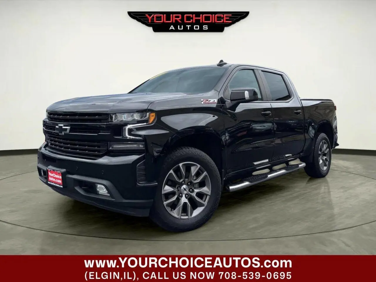 Black 2021 Chevrolet Silverado 1500 RST for sale in Elgin, IL