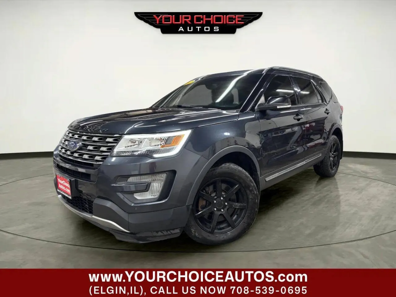 Blue 2017 Ford Explorer XLT for sale in Elgin, IL