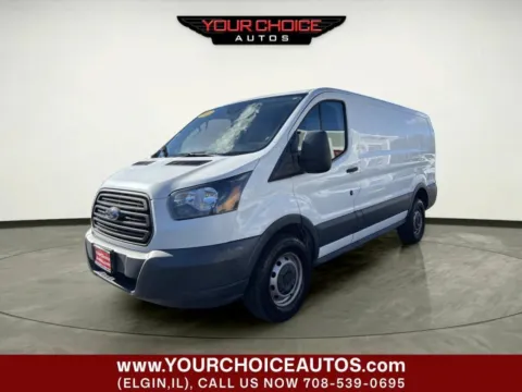 White 2018 Ford Transit Van 250 3dr SWB Low Roof Cargo Van w/60/40 Passenger Side Doors for sale in Elgin, IL