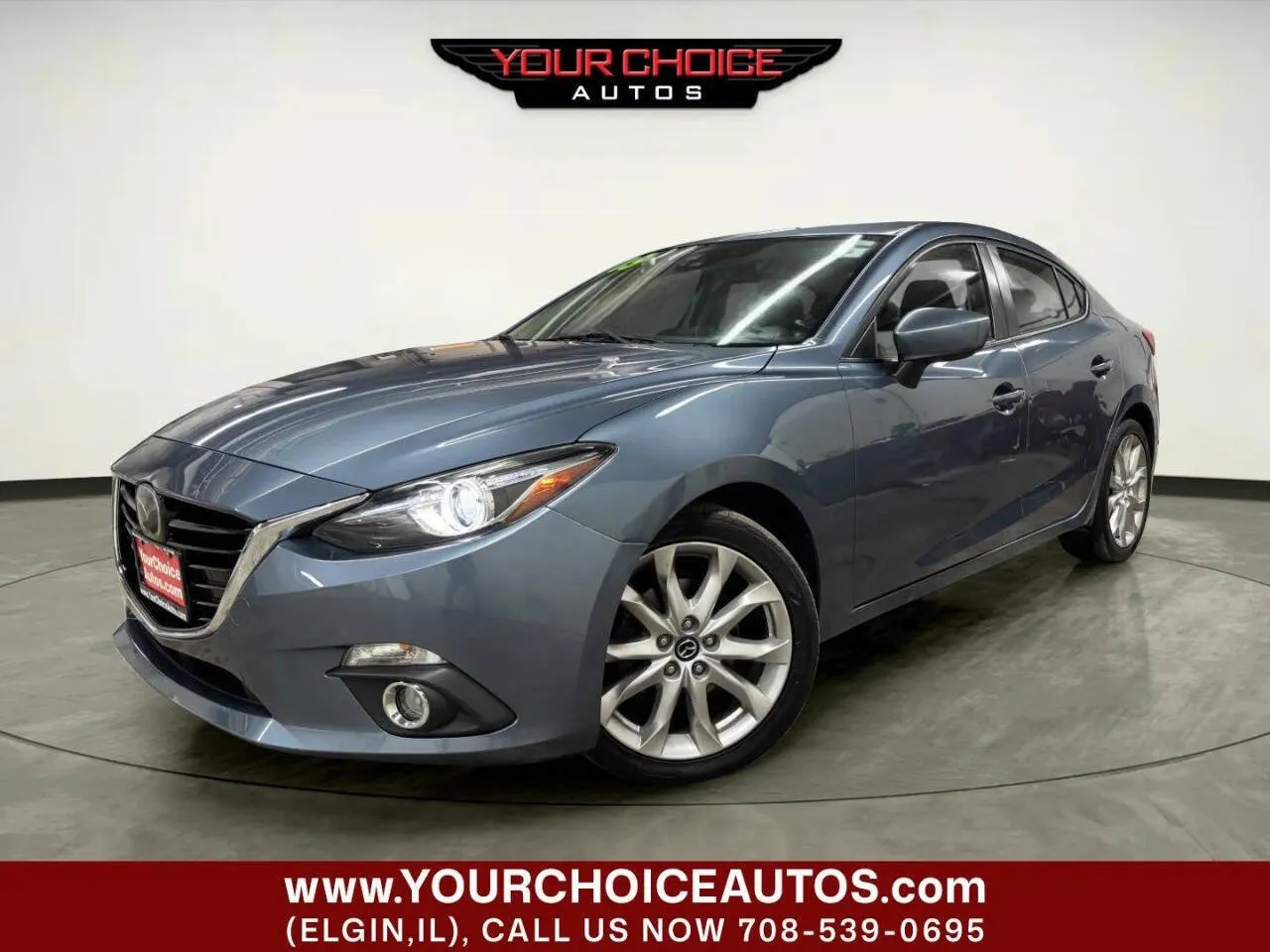 Blue 2015 Mazda Mazda3 s Grand Touring for sale in Elgin, IL