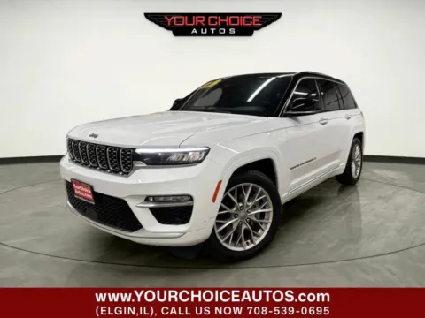 White 2023 Jeep Grand Cherokee Summit for sale in Elgin, IL