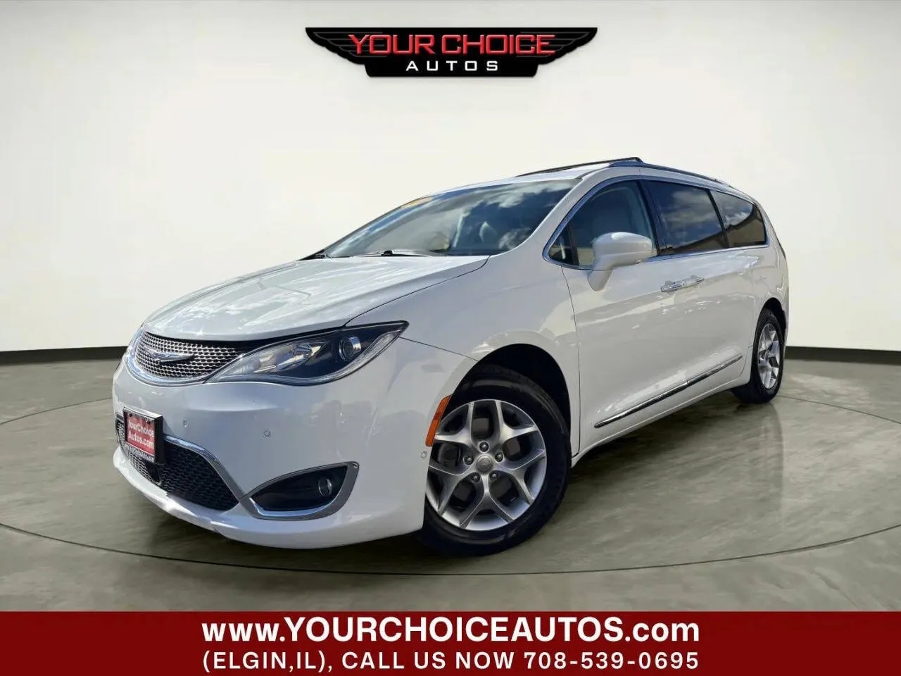 White 2019 Chrysler Pacifica Touring L Plus for sale in Elgin, IL