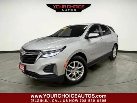 Silver 2022 Chevrolet Equinox LT for sale in Elgin, IL