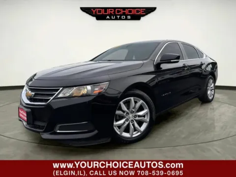 Black 2017 Chevrolet Impala LT for sale in Elgin, IL