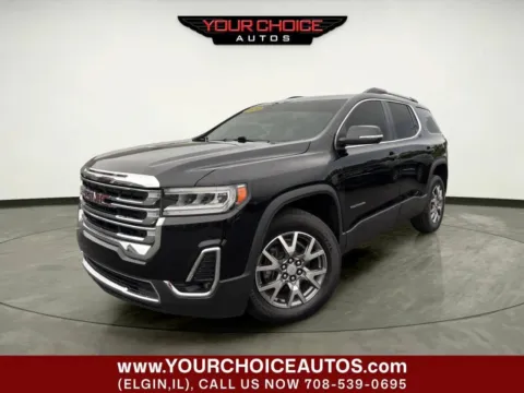 Black 2020 GMC Acadia SLT for sale in Elgin, IL